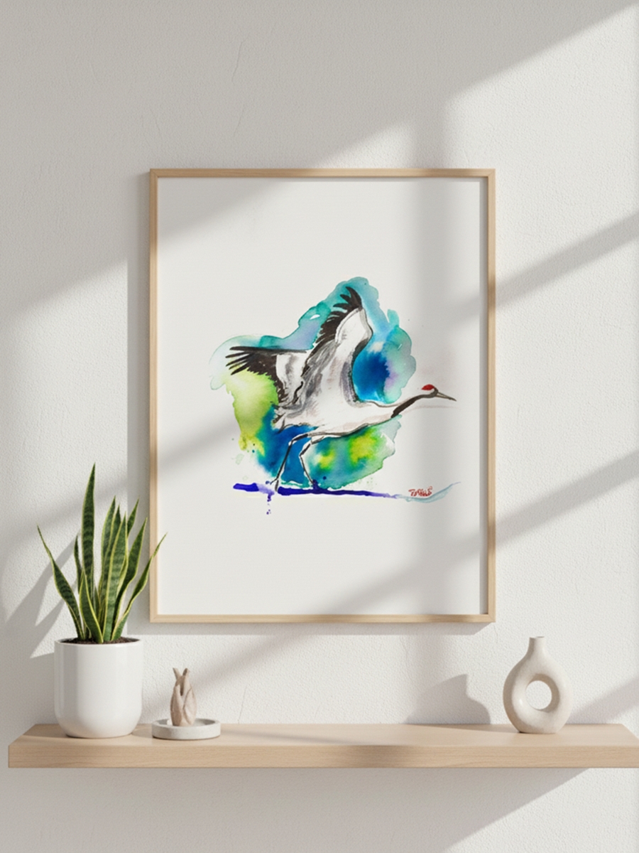 Ambientación lagunar. Colección Vuelo de noviembre