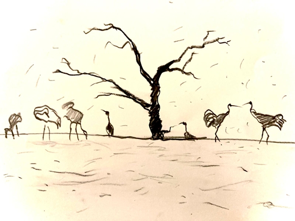 Día de invierno. Ilustración: Carlos Pardos