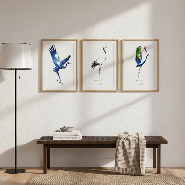 Tríptico. Colección Siluetas