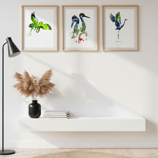 Tríptico. Colección Siluetas