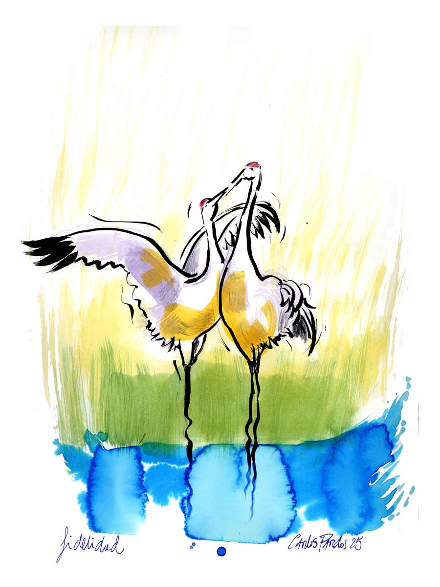 Escena amorosa en el norte